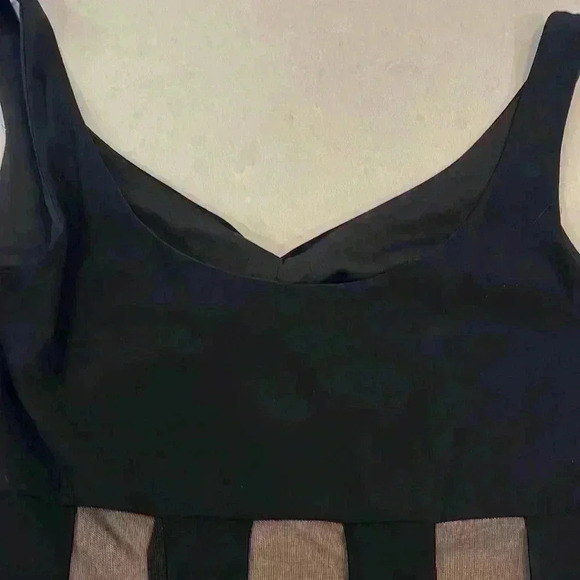 Onyx Noir Womens Formal Dress Black 14 Vintage  Maxi Fitted Avant Garde Glam EUC - Picture 6 of 14